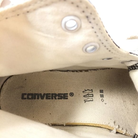 Kids Converse High Top Sneakers Size 1.5 Retired Graffiti Design Pre-Owned VGC - Picture 12 of 12